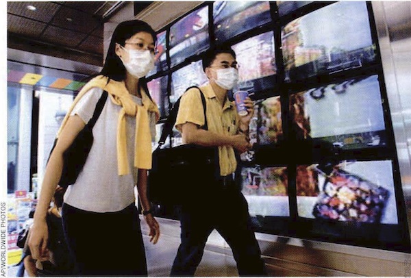 HK Rotarians fight against SARS 2003